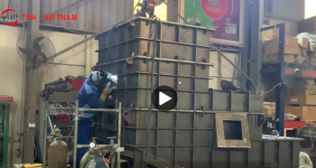 Lò nấu ủ nhôm liên hoàn - Tower Melting Aluminum furnace.