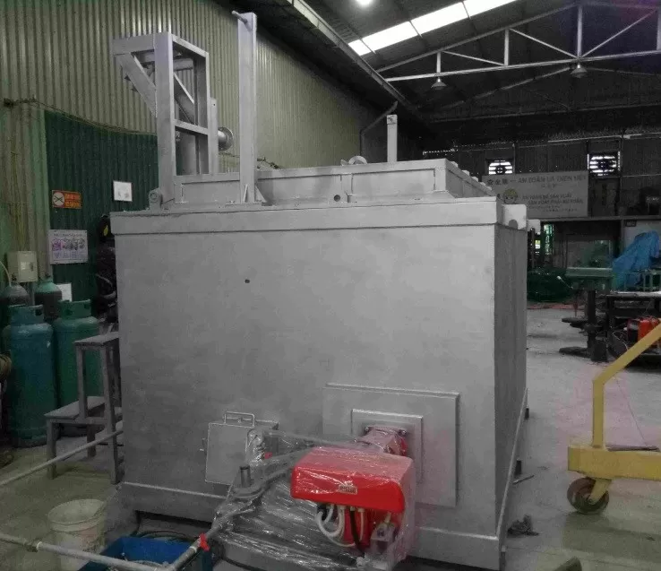 Lò nấu kẽm 10T